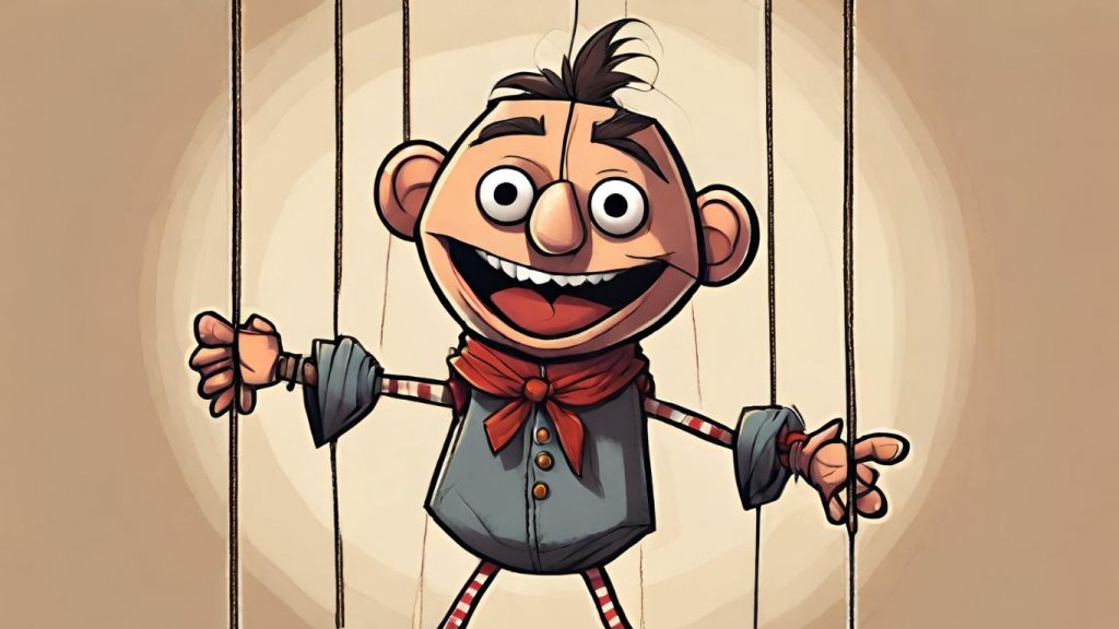 Puppet on string cartoon - MiFID Tied Agents
